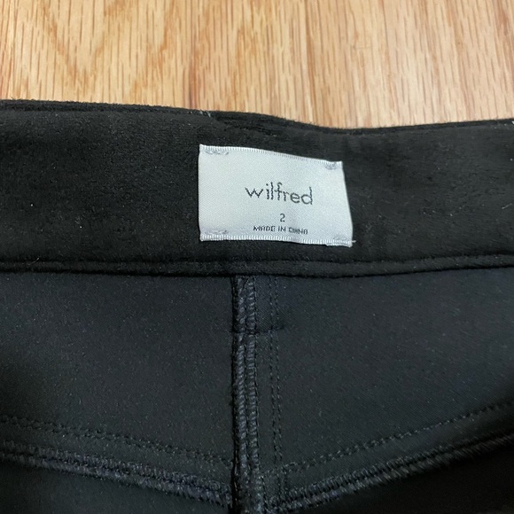 NEW! Wilfred Melina SUEDE pant black size 2 - Picture 2 of 8